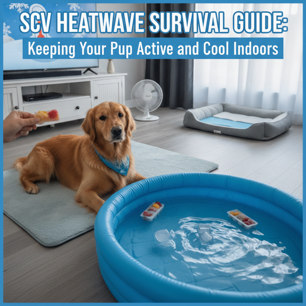 SCV Heatwave Survival Guide: Keeping Your Pup Active and Cool Indoors