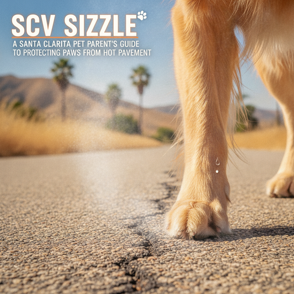SCV Sizzle: A Santa Clarita Pet Parent's Guide to Protecting Paws from Hot Pavement