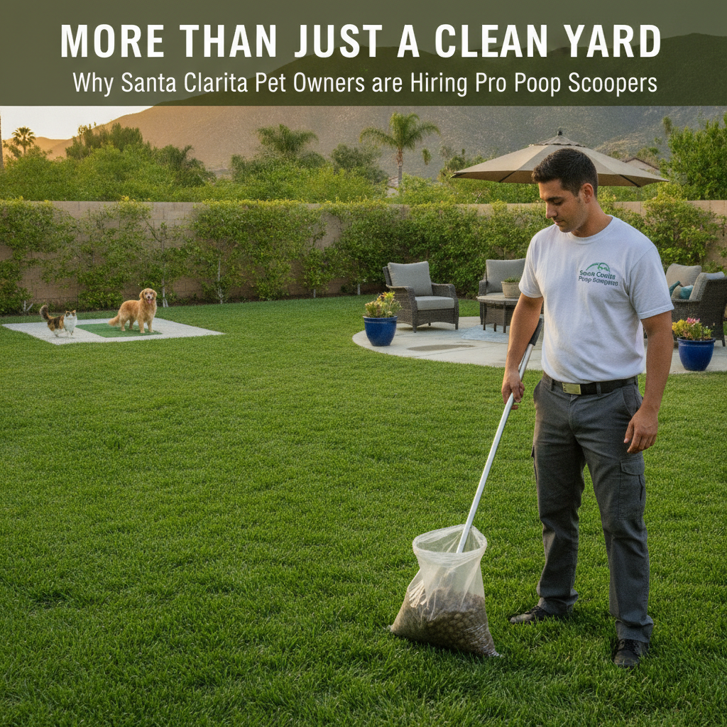 More Than Just a Clean Yard: Why Santa Clarita Pet Owners are Hiring Pro Poop Scoopers