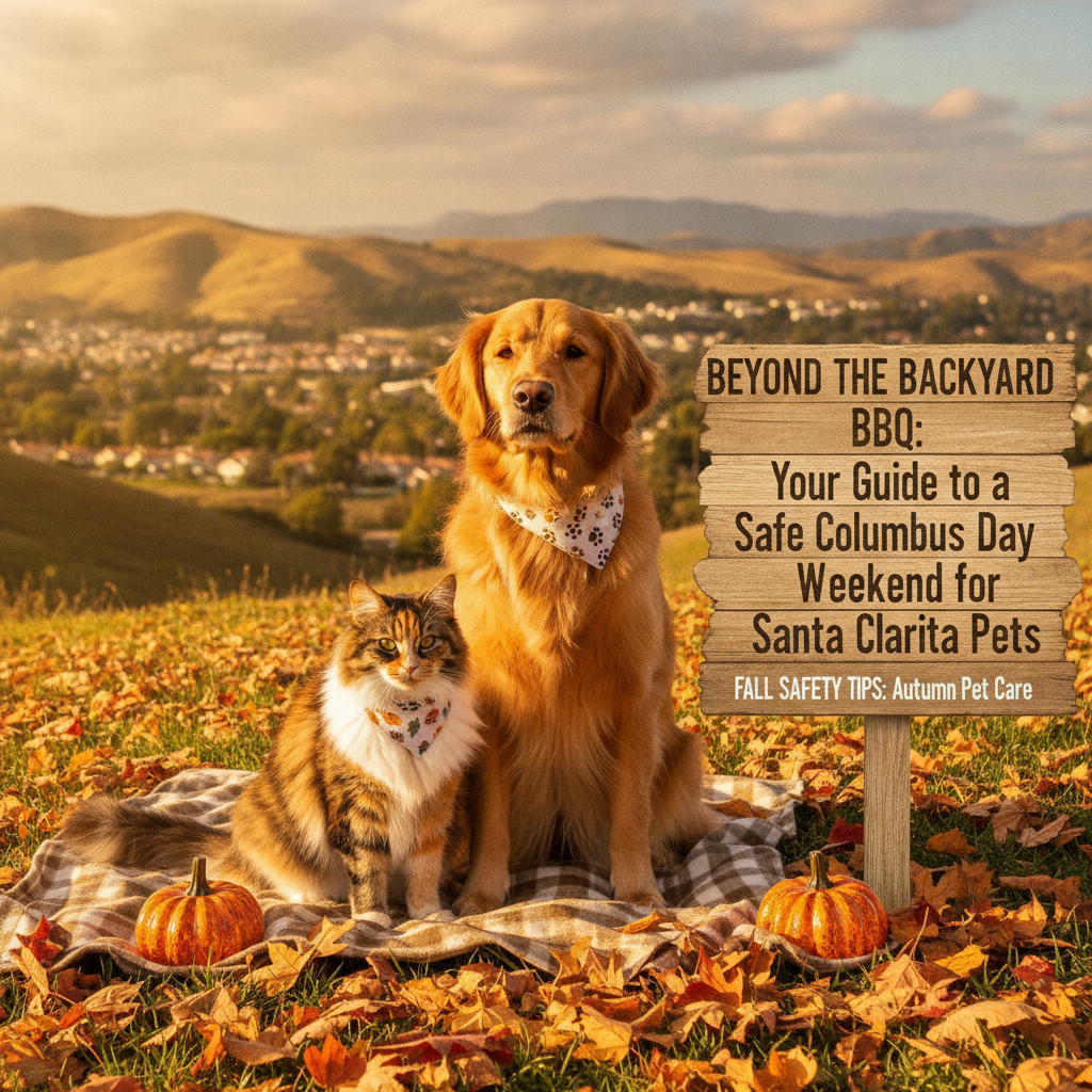 Beyond the Backyard BBQ: Your Guide to a Safe Columbus Day Weekend for Santa Clarita Pets