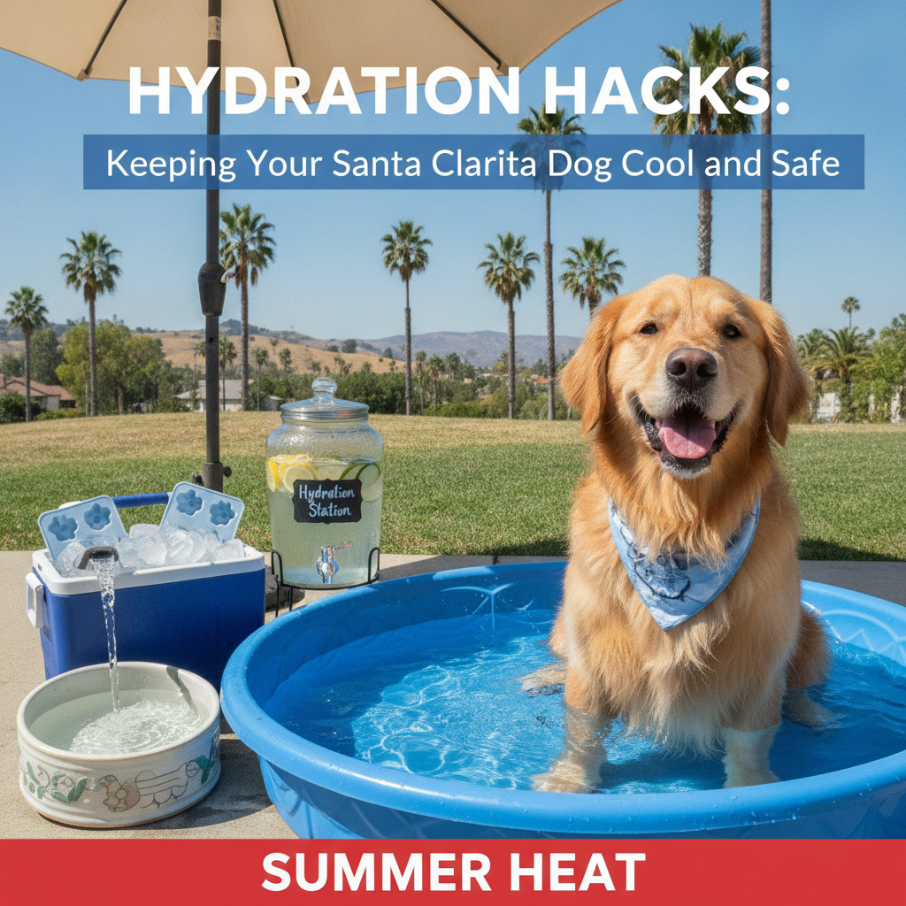 Hydration Hacks: Keeping Your Santa Clarita Dog Cool and Safe in the Summer Heat